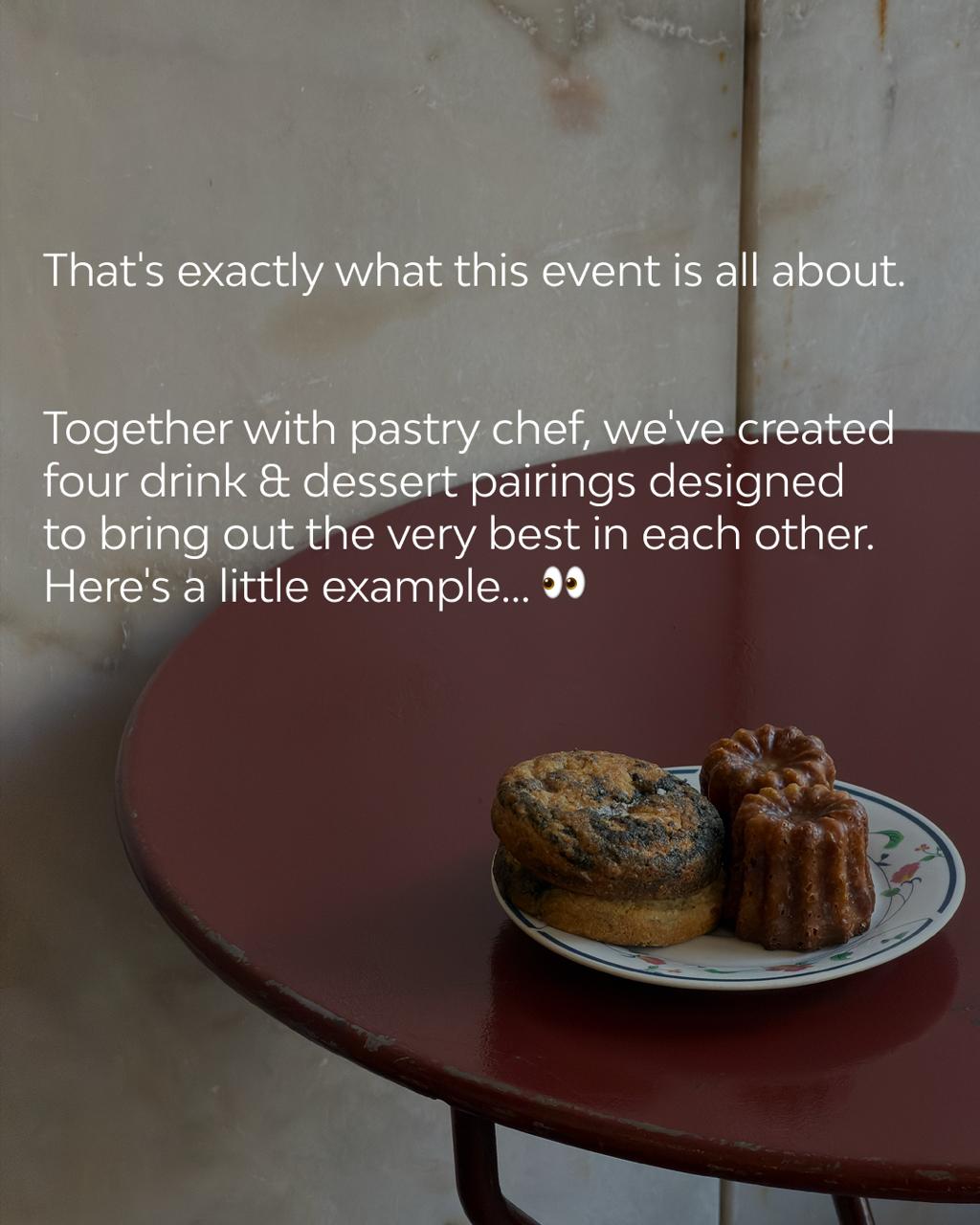 Dessert & Drink Pairing